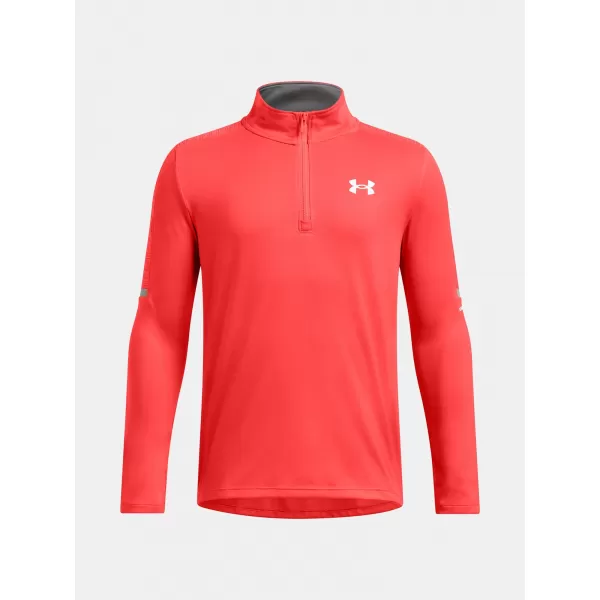  Tricou băieți UNDER ARMOUR TECH UTILITY 1/4 ZIP 1390029-847 PORTOCALE 