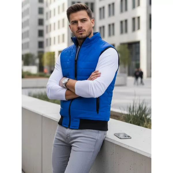  Vesta pentru bărbați DSTREET TX4017 ALBASTRU 