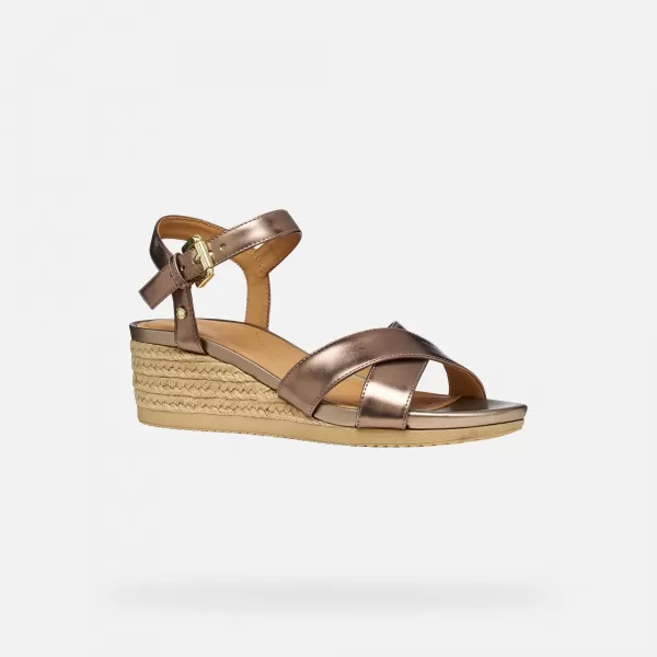 Sandale de dama GEOX ISCHIA CORDA G012728 BEJ 