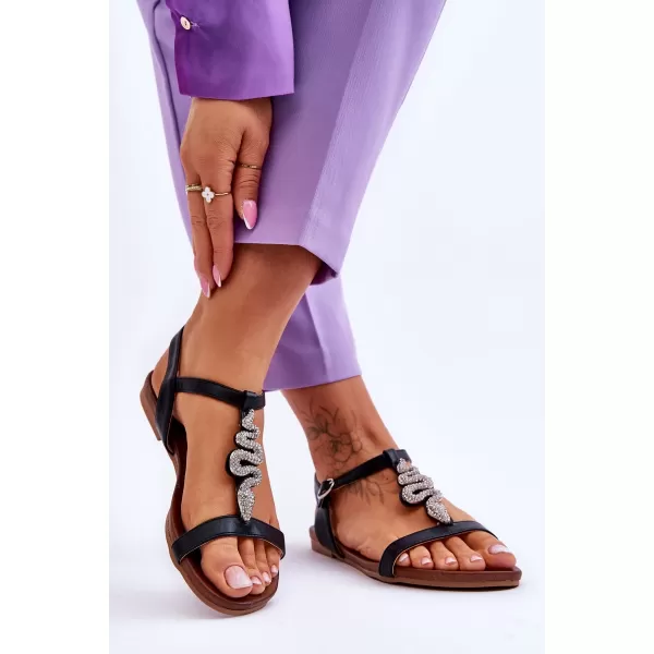  Sandale de dama S.BARSKI KV-5541-42 NEGRU 