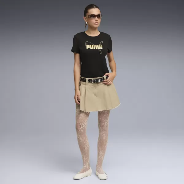  Tricou pentru femei PUMA ESS LOGO LAB TEE 691824_01 PUMA NEGRU 