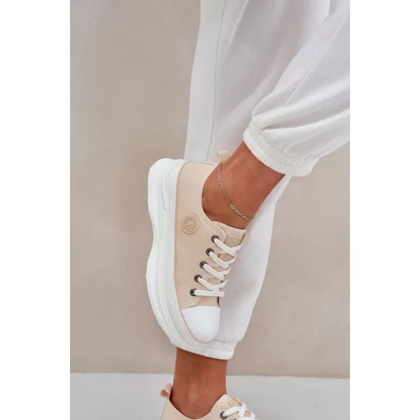  Adidasi de dama BIG STAR NN274127 BEJ Pantofi Big Star 