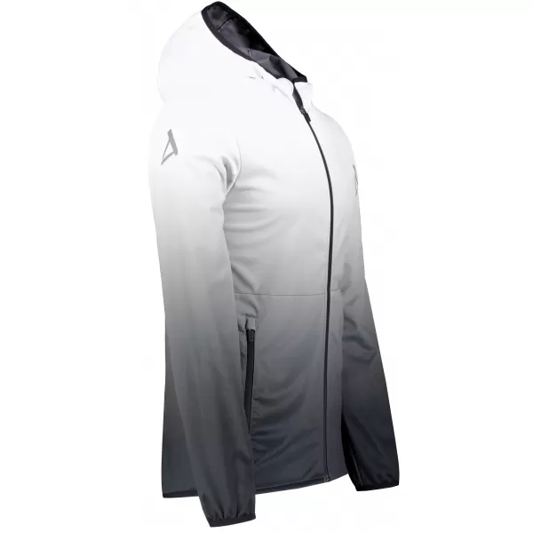  Jachetă softshell premium pentru bărbați ALTISPORT VOJ/ALM126JACK01 ALB-NEGRU 
