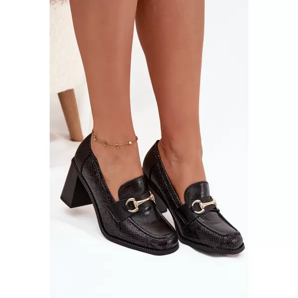  Pantofi de dama cu toc BOTO NOVELLA 39305 NEGRU 