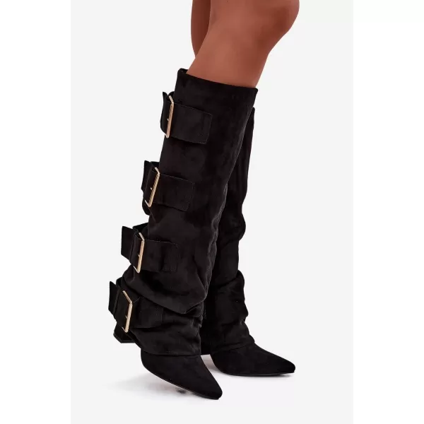  Cizme de dama BOTO ISAVELLE 39162 NEGRU 