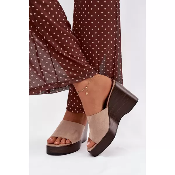 Papuci de damă BOTO RAVELIA 41346 KAKI 