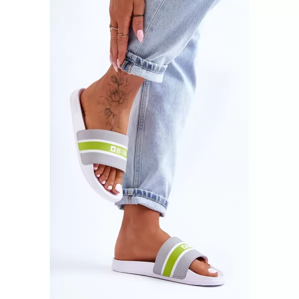  Papuci dama BIG STAR JJ274647 GRI Pantofi Big Star 