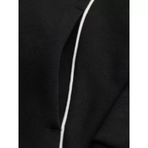  Hanorac pentru bărbați OMBRE OM-SSNZ-0250 NEGRU 