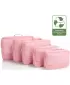 Valiză HEYS Ecotex Packing Cube 5 Pc Set NISIP ROZ