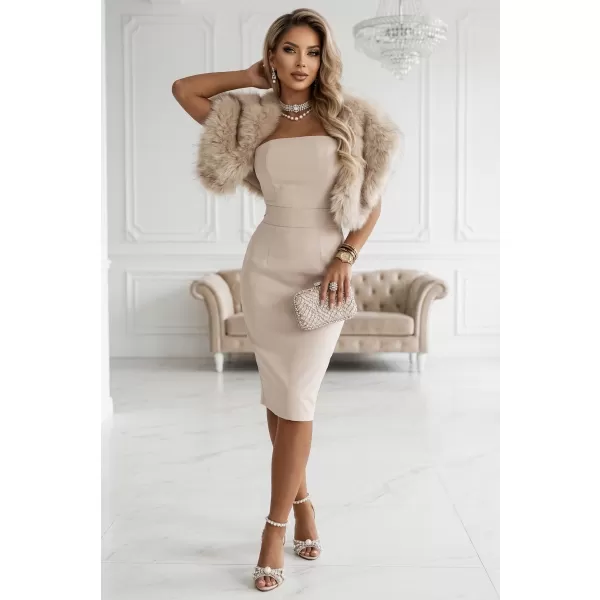  Rochie NUMOCO 642-3 BEJ 