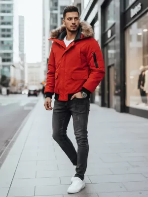 Jachetă pentru bărbați DSTREET TX2875 ROŞU