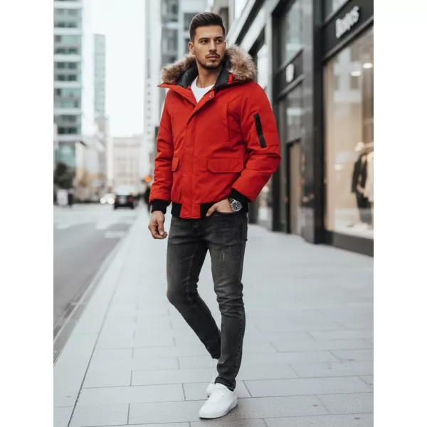  Jachetă pentru bărbați DSTREET TX2875 ROŞU 