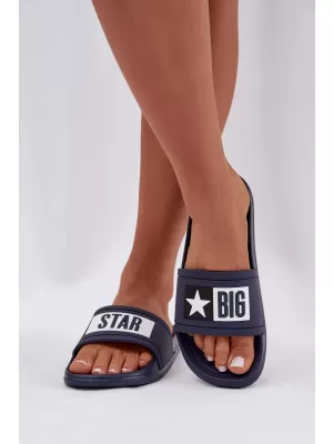 Papuci dama BIG STAR DD274A265 ALBASTRU Pantofi Big Star