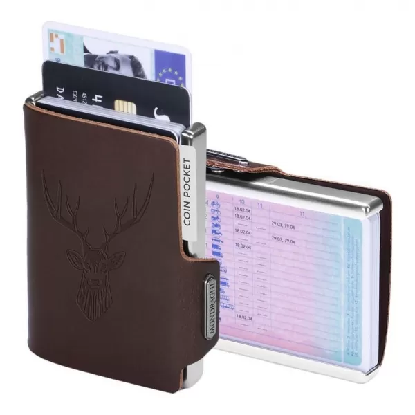  Portofel MONDRAGHI Silhouette Classic Deer MARO 
