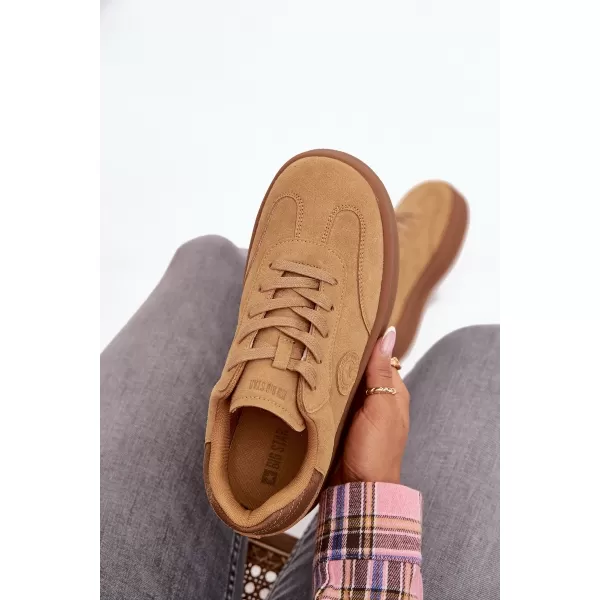  Adidași de damă BIG STAR SS274762 MARO/BEJ Pantofi Big Star 