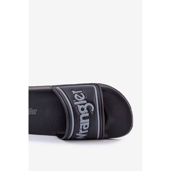  Papuci pentru bărbați WRANGLER AVERELL 20251042.25Y NEGRU 