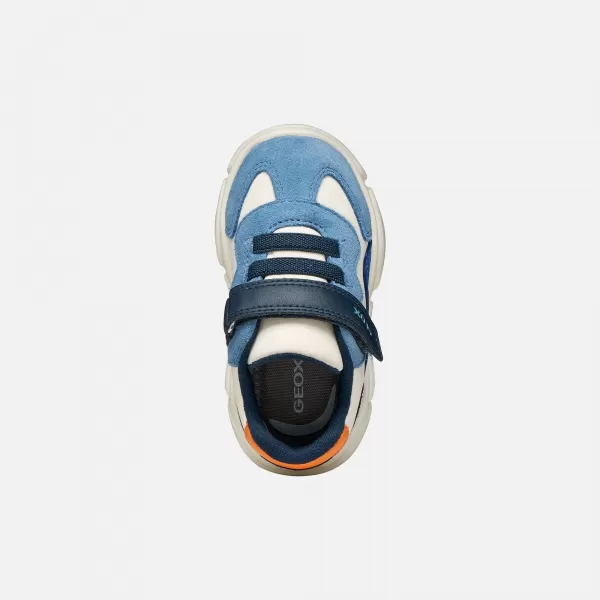  Adidași pentru băieți GEOX CIUFCIUF B455RB0FU22C0652 ALBASTRU 