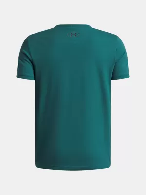Tricou băieți UNDER ARMOUR UA B LOGO WM COLLAGE SS 6009271-338 VERDE