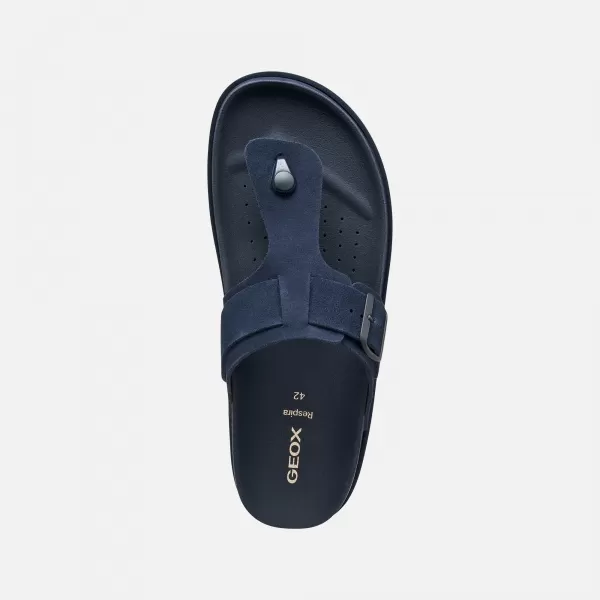  Papuci pentru bărbați GEOX PARNAIBA G014437 ALBASTRU ÎNCHIS 