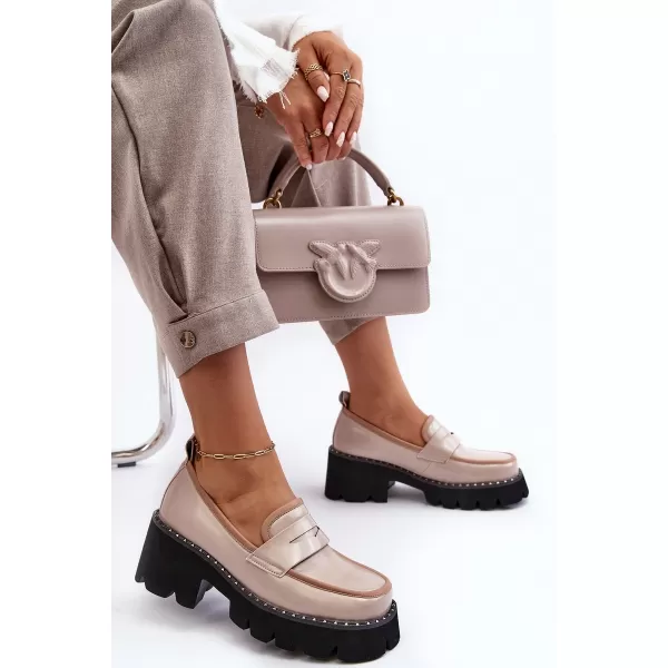  Mocasini de dama D&A MR870-32 BEJ 