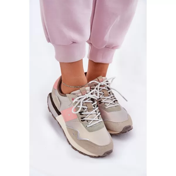  Adidași de damă BIG STAR RR274243 ROZ/GRI Pantofi Big Star 