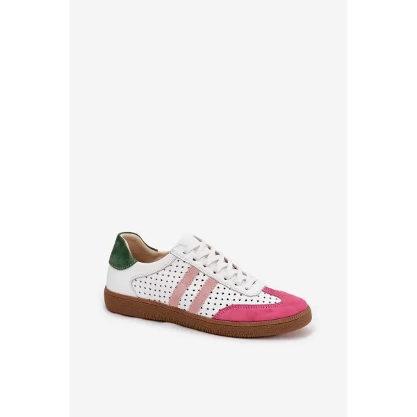  Adidași de damă ZAZOO N1318 ROZ/ALB/VERDE 