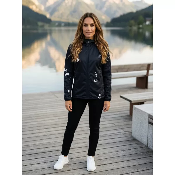  Jachetă softshell premium pentru femei ALTISPORT VOJ/ALW077JACK01 NEGRU 