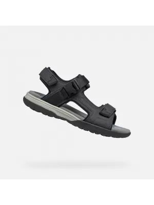 Sandale pentru bărbați GEOX SPHERICA EC5 G014391 NEGRU