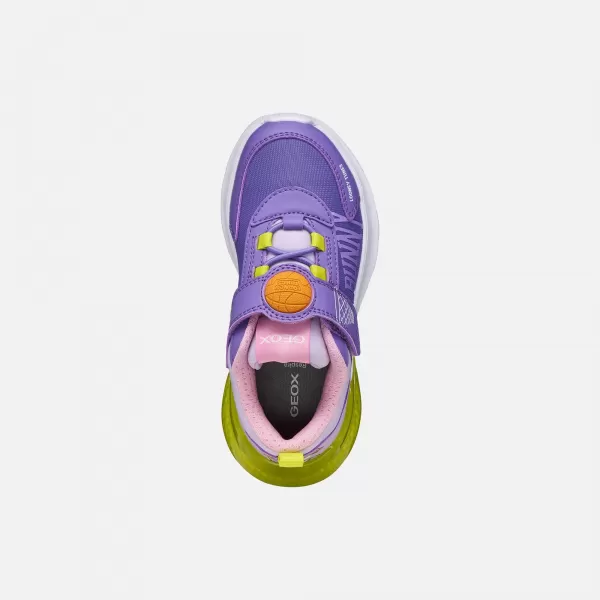  Adidași pentru fete GEOX ACTIVART ILLUMINUS J65LZA011CECN83A VIOLET 