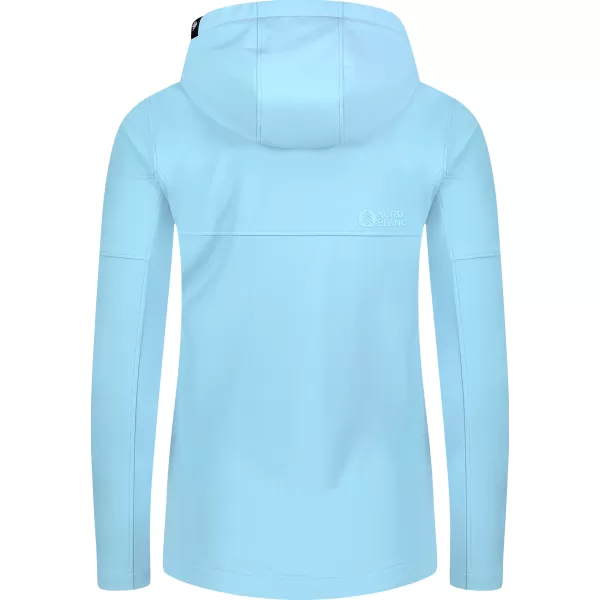  Jachetă softshell pentru femei NORDBLANC SHOAL NBSSL8341 ALBASTRU DESCHIS 