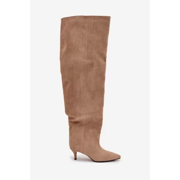  Cizme de dama BOTO YSOLIENNE 39874 KAKI 