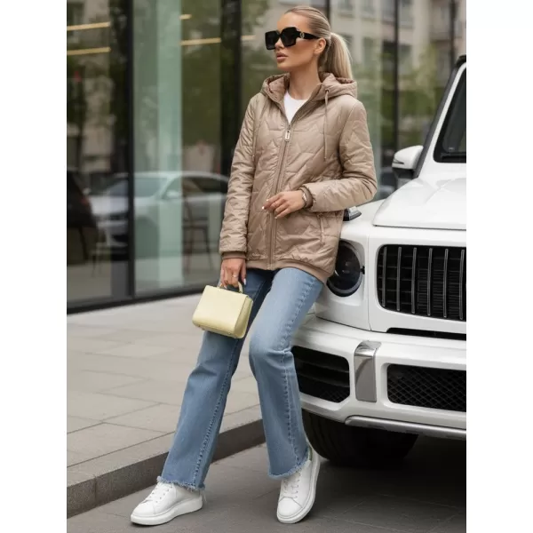  Geaca de dama DSTREET TY5547 CARAMEL 