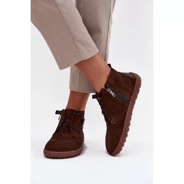  Pantofi de dama ZAZOO 30072 CIOCOLATĂ 