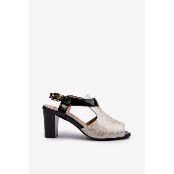  Sandale de dama BOTO QUEENMARIE 31482 AUR 