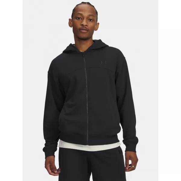  Hanorac pentru bărbați UNDER ARMOUR RIVAL LW FZ 6009346-001 NEGRU 