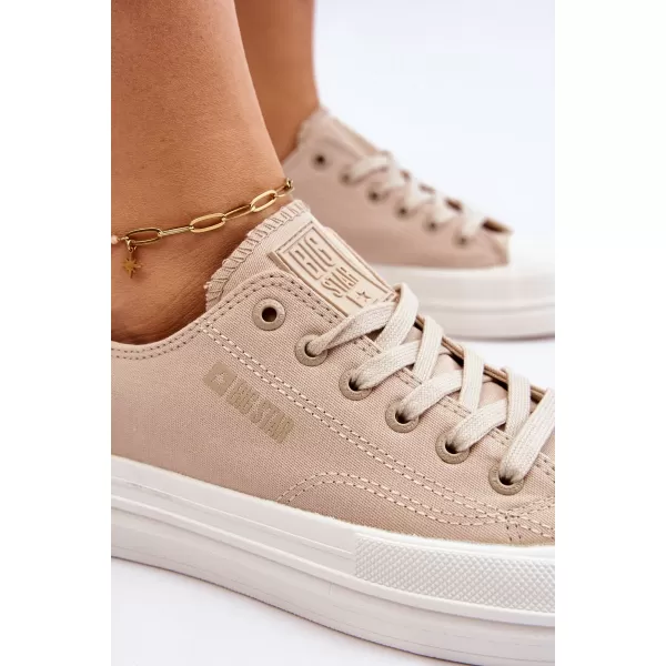 Adidasi de dama BIG STAR LL274969 BEI Pantofi Big Star 