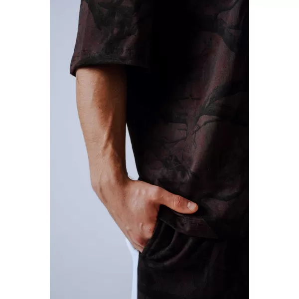 Tricou supradimensionat POWER 898 DARK BROWN CAMO Nebbia 