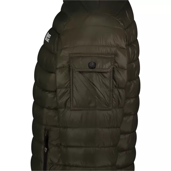  Jachetă matlasată pentru bărbați NORDBLANC BURROW NBWJM8261 VERDE ARMATĂ 