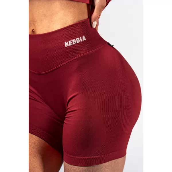  Pantaloni scurți push-up cu talie înaltă POWER 893 RED Nebbia 