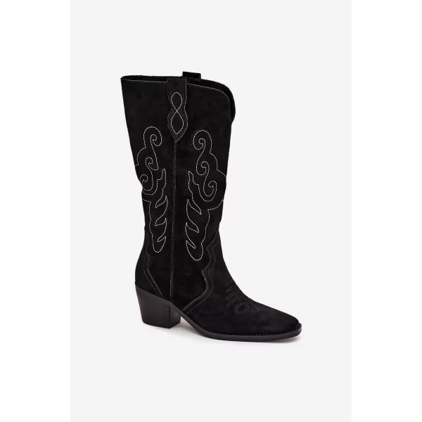  Pantofi de dama ZAZOO KARIRA NEGRU 