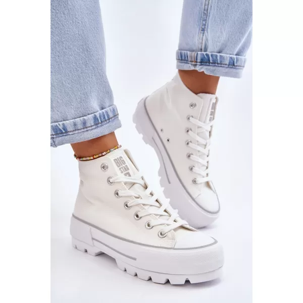 Adidași de damă BIG STAR LL274156 WHITE Pantofi Big Star 