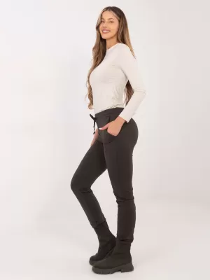 Pantaloni de trening pentru femei BASIC FEEL GOOD RV-DR-5040.02X KAKI ÎNCHIS