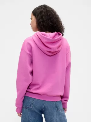 Hanorac de dama GAP LOGO PULLOVER HOODIE 463506-87 LILIAC ÎN DEVENIRE