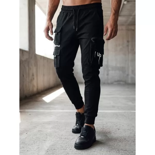  Pantaloni pentru bărbați DSTREET UX4155 NEGRU 