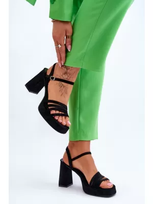 Sandale de dama BOTO VERDA 24605 NEGRU