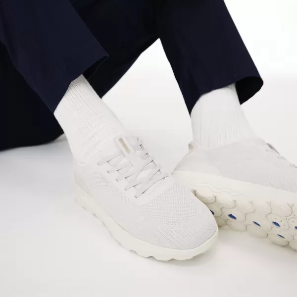  Adidași pentru bărbați GEOX SPHERICA PLUS FAST IN G014403 CREMOS 