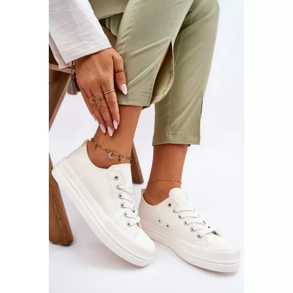  Adidași de damă BIG STAR LL274968 WHITE Pantofi Big Star 