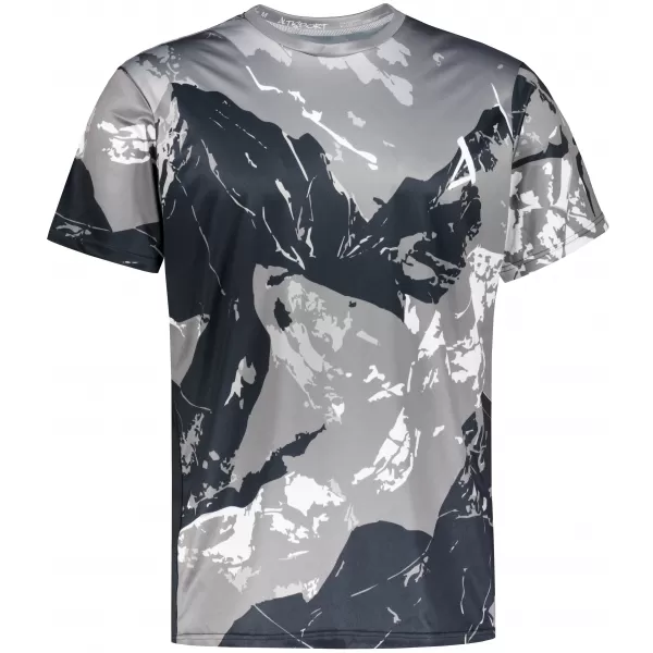  Tricou premium pentru bărbați ALTISPORT VOJ/ALM131TR01 GRI/NEGRU 