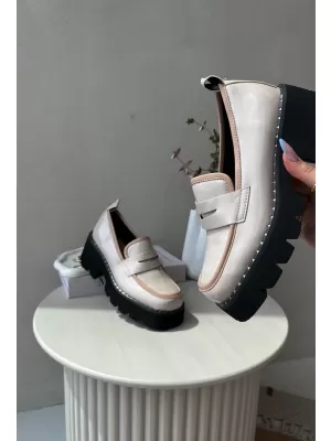 Mocasini de dama D&A MR870-32 BEJ
