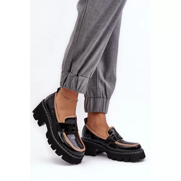  Mocasini de dama D&A MR870-32 NEGRU 